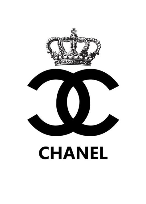 chanel logo print.